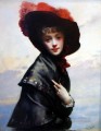 La Coquette lady portrait Gustave Jean Jacquet